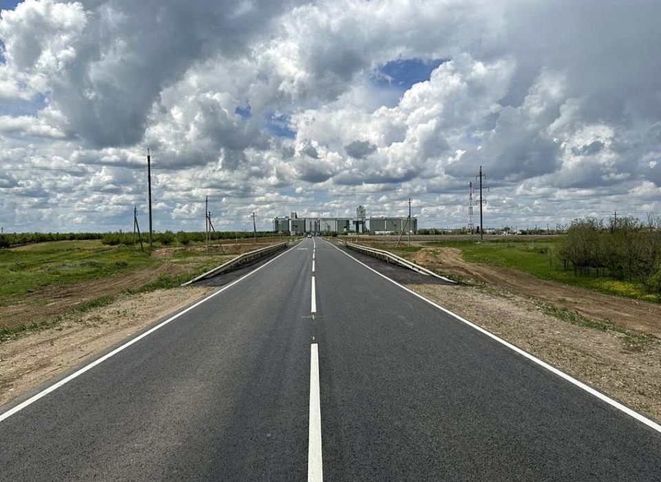 В Волгоградской области завершили первый в 2023 году ремонт дороги